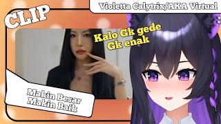 Lebih Besar Lebih Baik【Violetta CalytrixAKA Virtual】 [upl. by Oicinoid]