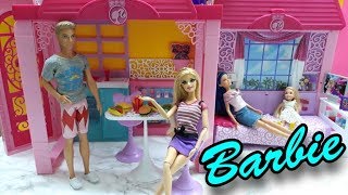 العاب باربي  بيت باربي  منزل احلام باربي الأصلي من 2طابق و 3 غرف  Barbie glam vacation house 2012 [upl. by Nowyt866]