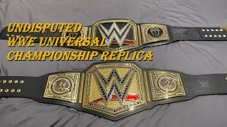 Undisputed WWE Universal Championship Replica Review and Comparison 4K60fps [upl. by Hullda]