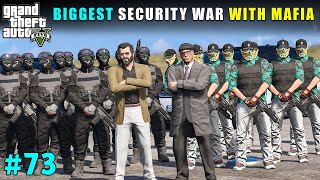 BIGGEST SECURITY WAR WITH MAFIA  GTA V GAMEPLAY [upl. by Rese866]