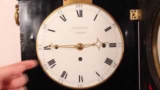 Antique Bracket Clock Barraud London Circa 1780 [upl. by Dyol142]