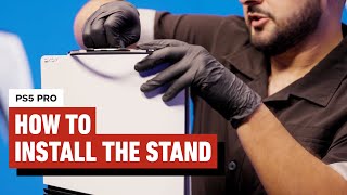 How to Install the PS5 Pro Vertical Stand [upl. by Ardnnek742]