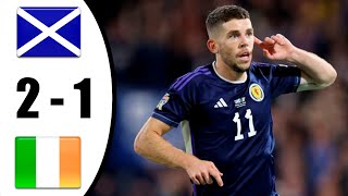 Scotland vs Ireland 21 All Goals amp Highlights 24092022 HD [upl. by Najar]