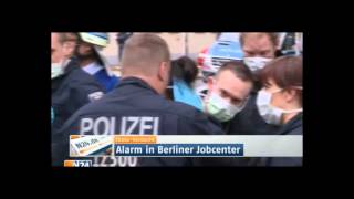 Ebola in GERMANY EbolaAngst in Berliner Jobcenter [upl. by Fem]