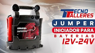 Jumper Iniciador de Baterías 12V24V I Lemania energy I Tecnotalleres [upl. by Asilanom]