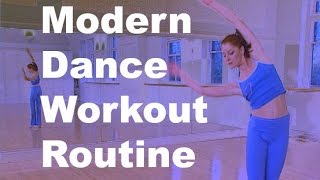 Modern Dance Workout Routine and Exercise for beginners [upl. by Adihahs345]