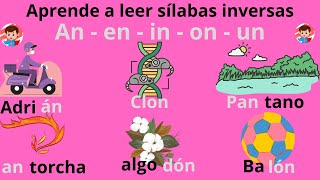 LO MEJOR DE SILABAS INVERSAS 20 DIAS PARA APRENDER A LEER CON EL MEJOR MÉTODO DE AUDIO VISÓN [upl. by Schroeder]