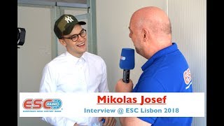 Eurovision 2018  Mikolas Josef Czech Republic Interview  Eurovision 2018  ESC Radio [upl. by Lan421]