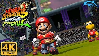 Mario Strikers Charged Football  Gameplay Wii 4K 2160p Dolphin 50 [upl. by Ultun113]