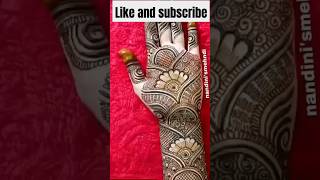 Mehndi design✨youtubeshorts shorts heenamehndi viral art [upl. by Bonina]