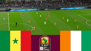 Senegal vs Cote dIvore Penalty Highlights  Video game simulation PES 2021 [upl. by Ynahpit]