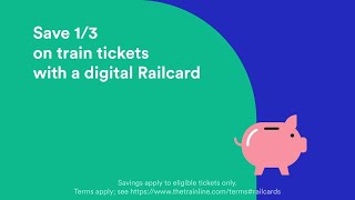 Digital Railcards from Trainline [upl. by Etterrag]