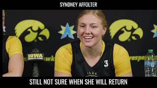 Iowa Hawkeye Sydney Affolter Wants Out With Her Girls hawkeyes [upl. by Guy]