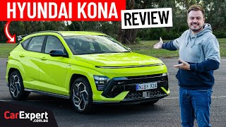 2024 Hyundai Kona inc 0100 braking autonomy review [upl. by Eniluj499]