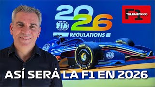 ASÍ SERÁ LA F1 EN 2026 telemetricof1 [upl. by Ydnirb]