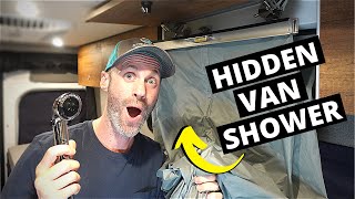 Coolest HIDDEN Van Shower  Storyteller Overland MODE 4x4 Sprinter Van [upl. by Abita]