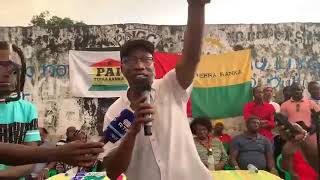 Comunicação do presidente do PAIGC durante encontro com militantes do partido no CE 27 em Bissau [upl. by Koralie339]