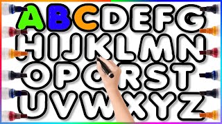 abcdefghijklmnopqrstuvwxyz  Alphabets Coloring Page  Learn to Read Alphabets A to z abcdsong abc [upl. by Eniledgam]