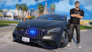 ZIVILER POLIZEI AMG AUF STREIFE  GTA 5 Real Life Online amp GRP [upl. by Connell959]