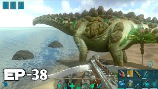 Ark Mobile Double Titanosaur Hunting  How To Kill Titanosaur  Redwood HardcoreBrutal Ep 38 [upl. by Venterea]