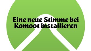 Neue Navigationsstimme bei Komoot installieren [upl. by Itsyrk963]