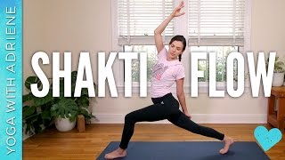 Shakti Power Flow  Yoga With Adriene [upl. by Carlstrom]