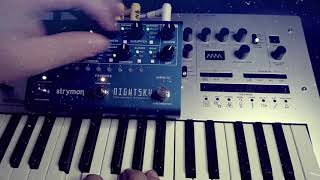 Night Sky  Strymon VS Minilogue  Korg [upl. by Epul15]