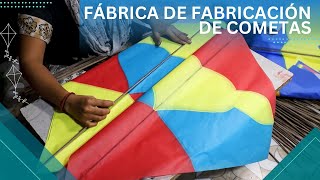 Cómo se hace una cometa  Proceso de fabricación de cometas  Fábrica de fabricación de cometas [upl. by Namreh]