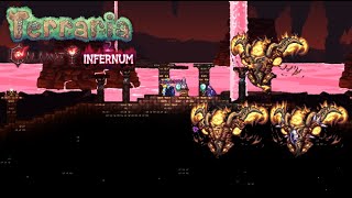 Terraria Calamity Infernum Mod Profaned Guardians Boss Fight [upl. by Lehctim629]