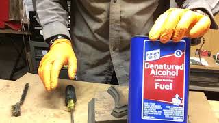 Denatured alcohol and varnish [upl. by Bashemath]