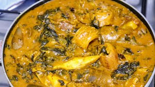 How to make the perfect party style bitter leaf soup Ofe onugbu [upl. by Llertnom]