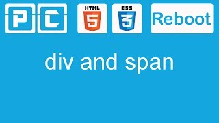 HTML5 and CSS3 beginners tutorial 18  div and span [upl. by Nealson728]