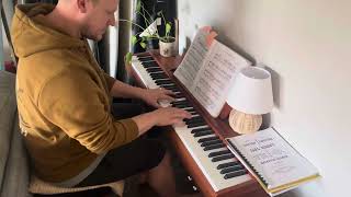 Chopin prelude in e minor op 28 no 4 progress video [upl. by Otrebron]