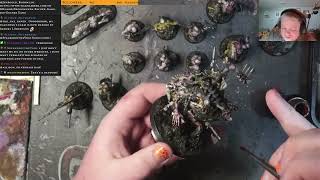 Mini Hobbying 101124 Painting Trench Crusade Kitbashes [upl. by Aldwon]