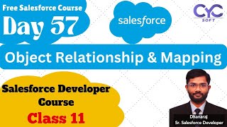 Object Relationship amp MappingSalesforce Course In Ameerpet Best Salesforce training in HYDCYCSOFT [upl. by Noxin]