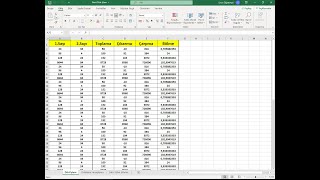 Excel Satır Sabitleme [upl. by Noiro]