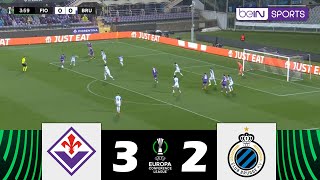 FiorentinaClub Brugge 32  UEFA Europa Conference League 2024  Highlights della partita [upl. by Rehttam7]