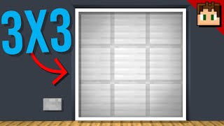 The NEW 3X3 PISTON DOOR Minecraft Bedrock 121 Tutorial [upl. by Haniraz]