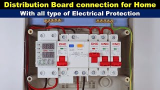 Main Distribution Board Connection with Voltage Protector and RCBO TheElectricalGuy [upl. by Ruthanne]