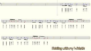 Stop the Cavalry  Wish I was at Home for Christmas  Tin Whistle  Tab Tutorail [upl. by Geneva]