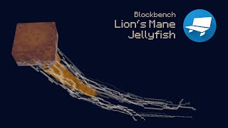 Lions Mane Jellyfish Improved  Blockbench Creation Timelapse [upl. by Ynnel]