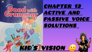 Neuberg Book 7  Chapter 13 Active and Passive Voice  Kids Vision 🙂 [upl. by Nnahsal]