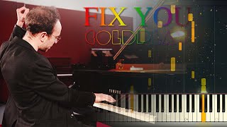 FIX YOU by COLDPLAY  Costantino Carrara  Piano Cover  Piano Tutorial [upl. by Liss731]