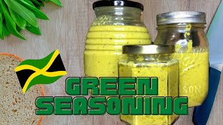 How to make the BEST GREEN SEASONING FOR MARINATING MEAT  VLOGMAS DAY 7🎄 [upl. by Beryl]