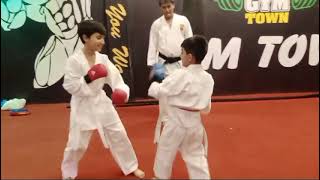 karate class l fight practicekaratefighter [upl. by Eedahs492]