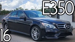 2016 Mercedes Benz E350 Sedan Full REVIEW Start Up Exhaust [upl. by Ecyla]