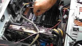 How to install Akasa Nero CPU Cooler Socket 1366 on a i7 920 [upl. by Hobart]