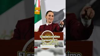 Salario Mínimo Aumenta 2025 noticias salariomínimo claudiasheinbaum [upl. by Ybhsa591]