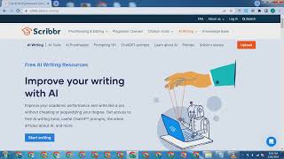 scribbr  WEBSITE AI WRITING GENERATORmp4 [upl. by Siskind]