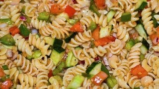 Italian Dressing Pasta Salad  Healthy Dish How to Make Pasta Salad [upl. by Martica]